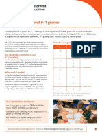 Igcse 9 1 Grading Factsheet