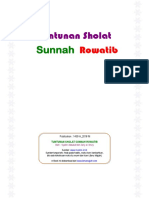 Tuntunan Shalat Sunnah Rawatib