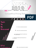 Competitive Pricing Techniques