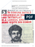 Memoria EVZ. Reportaj Din Comuna Natală A Celebrului Asasin Ion Râmaru