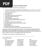 KAWAI MP7 - Accessing GM Sound Bank