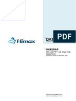 960 X 240 TFT LCD Single Chip Digital Driver: Himax Confidential