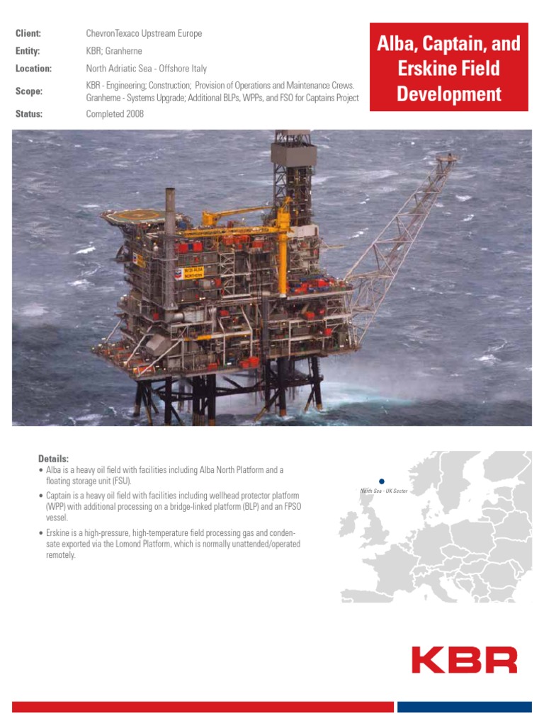 Alba and Captain Field Developments | PDF