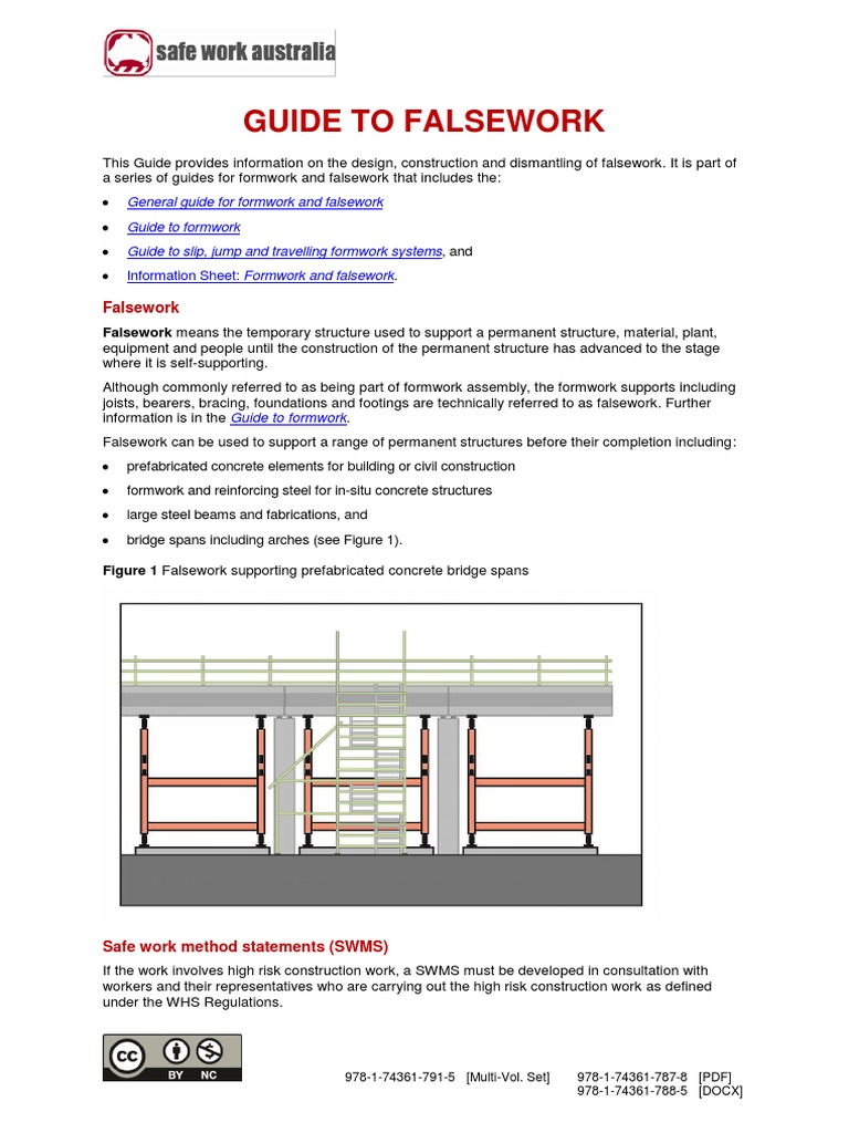 Guide To Falsework Design And Safety Pdf Design Civil Engineering 