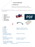 TALLER ARDUINO - P3 - Sensor Sonido y Encendido Led