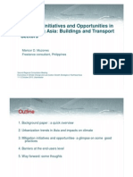 Mitigation Initiatives and Opportunities in Urbanizing Asia