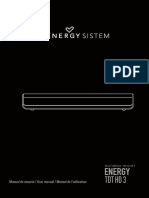 Energy Systems TDT HD3 User Manual