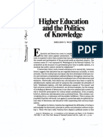 Higher Education and the Politics of Knowledge.pdf