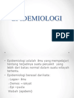 Pengantar Epidemiologi