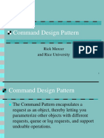 Command Design Pattern: Rick Mercer and Rice University
