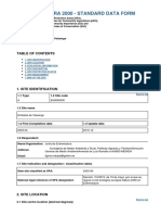Natura 2000 - Standard Data Form