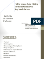 Secure Reversible Image Data Hiding Over Encrypted Domain Via Key Modulation