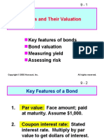 Bonds and Their Valuation: Key Features of Bonds Bond Valuation Measuring Yield Assessing Risk