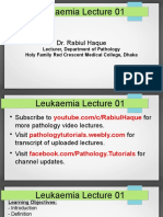 Leukaemia Lecture 01 - Aml - DR