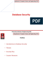 Database Security: University Institute of Engineering (UIE)