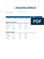 Project Tracking