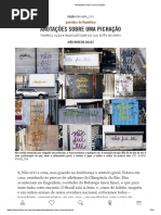 ANOTAÇÕES SOBRE UMA PICHAÇÃO