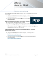 DBMS Accessing SQL DBA Assessment