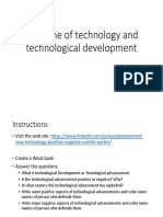 Time Line of Technology and Technological Development