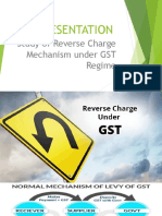GST Presentation: Study of Reverse Charge Mechanism Under GST Regime