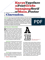 Sejarah Desain Grafis Clarendon Typeface PDF