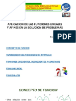 PRESENTACIÓN FUNCIONES LINEALES Y AFINES