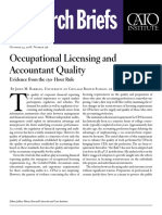 Occupational Licensing and Accountant Quality: Evidence From The 150-Hour Rule