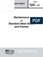 Maintenance of Steel Doors