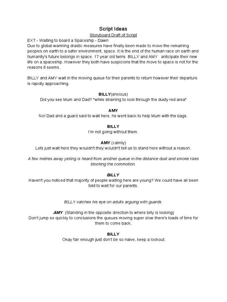 Storyboard Script-2 | PDF
