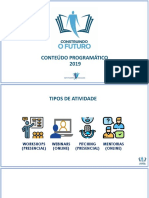 Conteúdo Programático - Construindo o Futuro - 2019