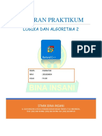 Format Laporan Tugas Praktikum Logika Algoritma 2 Habibul