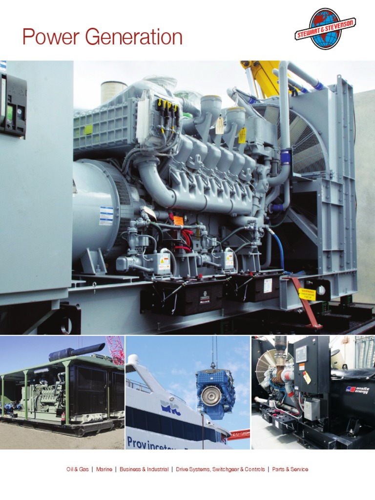 Power Generation Oil & Gas Marine Business & Industrial Drive Systems