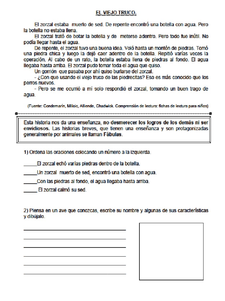 Comprensión Cuarto | PDF