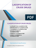 Classification of Crude Drugs: Imran Ahmad Malakzada