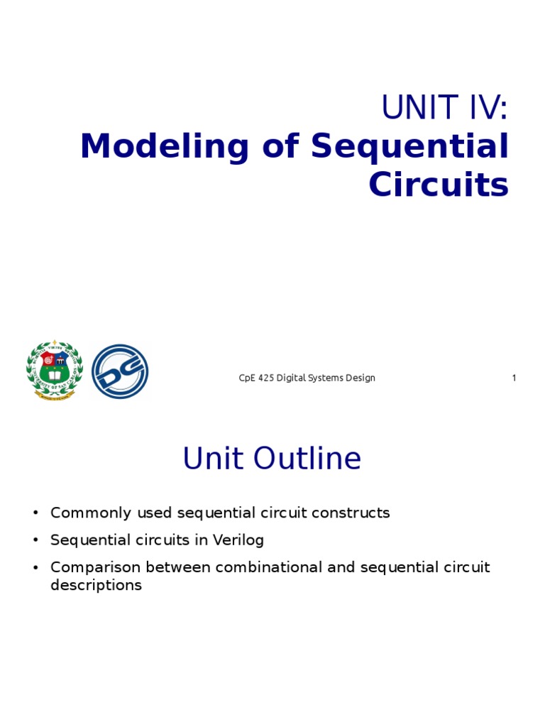 Sequential Circuit Modeling in Verilog | PDF | Digital Electronics ...