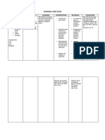 Nursing Care Plan: Assessment Planning Interventions Rationale Evaluation