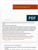 Basics of Financial Management - Unit 1 PDF