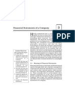 Financial Statements of A Company