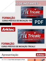 Curso Prático de Iniciação Ao Tricalc Dezembro 2017