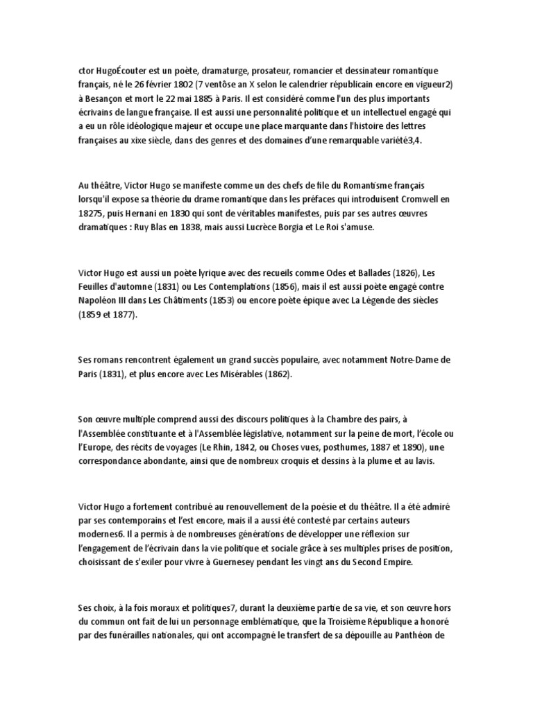 Document2 Victor Hugo Poesie