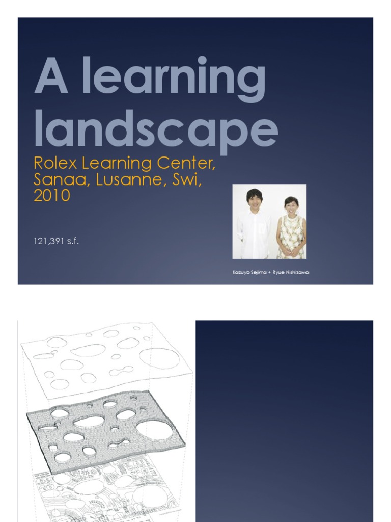 Rolex Learning Center Architecture | PDF | Social Science | Science ...