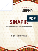 Cartilha SINAPIR - Sistema Nacional de Promoção Da Igualdade Racial - O Que É e Como Aderir PDF