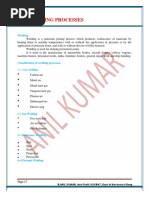 Unit Ii Joining Processes: Welding