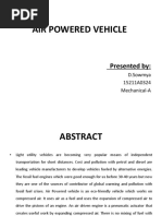 Air Powered Vehicles