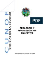 Pedagogía y Administración Educativa