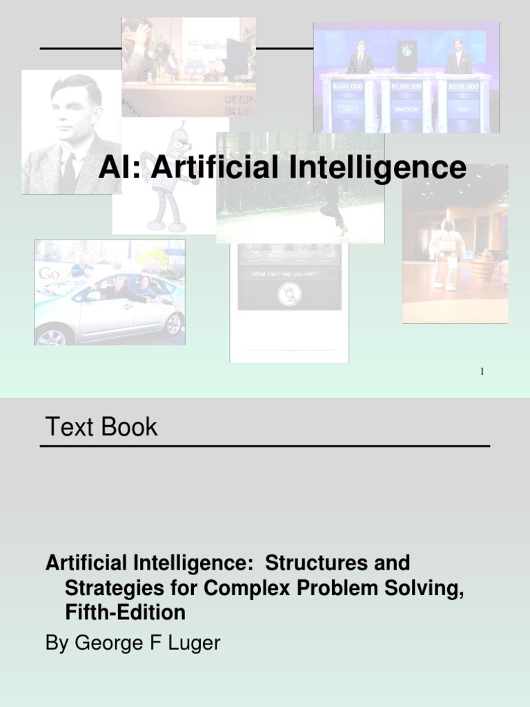 Ai Lecture1 | PDF | Artificial Intelligence | Intelligence (AI) & Semantics