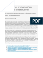 Manual On Wave Overtopping of Sea Defences and Related Structures