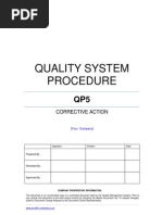 Download Corrective Action Procedure Example by ISO 9001 Checklist SN40398733 doc pdf