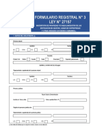 Formulario Registral 3 Ley N 27157