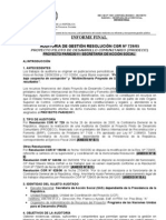 Informe Final Prodeco 2007